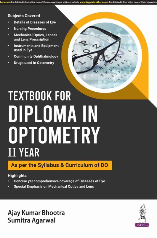Textbook for Diploma in Optometry II Year
